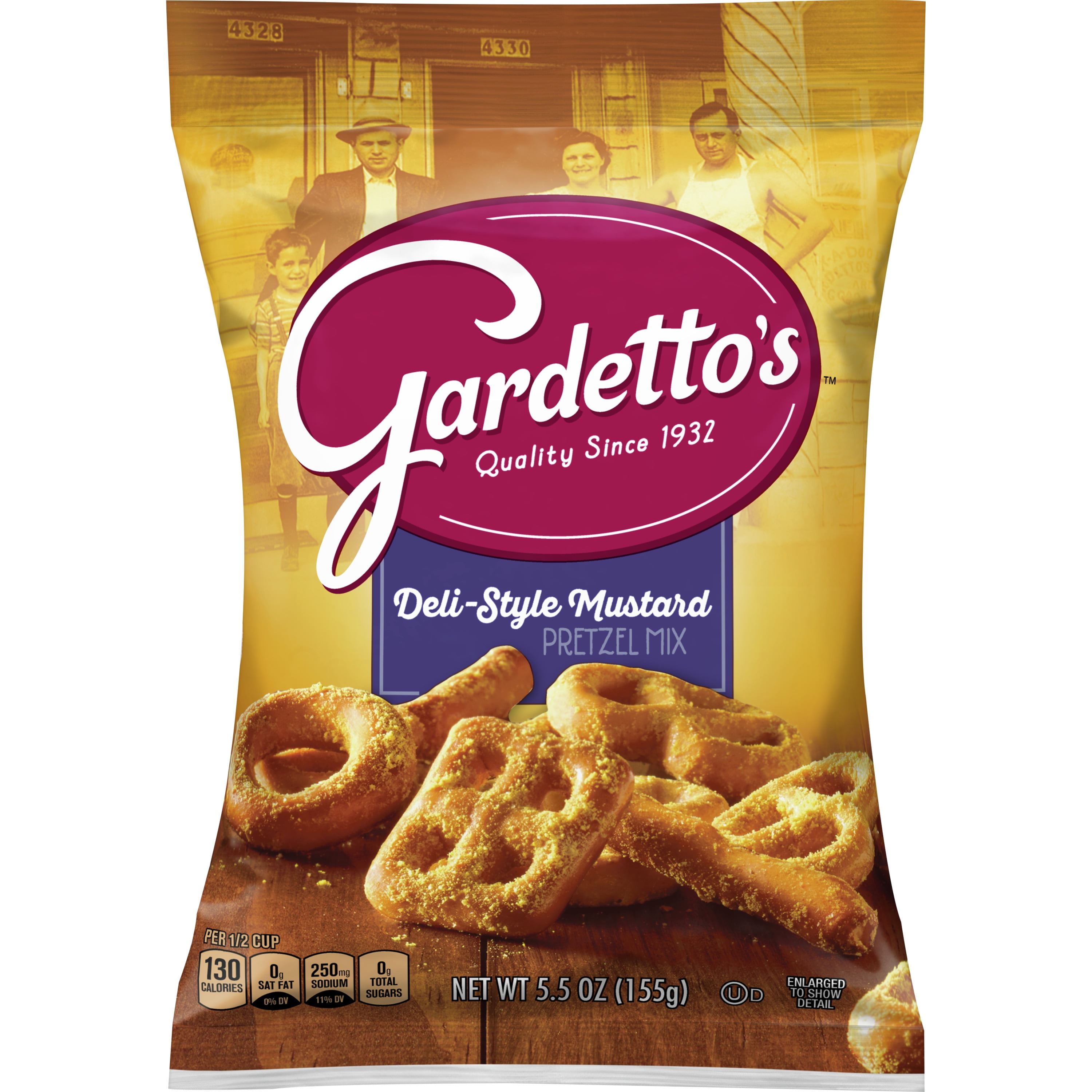 Gardetto's Deli Style Mustard Pretzel Mix, 5.5 OZ