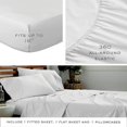 thumbnail image 4 of HTOOQ 4 Piece Bedding Sheets & Pillowcases Set HTOOQ 16 Inches Deep Pocket HTOOQ Double Brushed Microfiber for Extra Soft HTOOQ Wrinkle Resistant HTOOQ Easy Care (Twin, Peach), 4 of 9