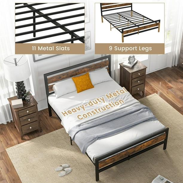 Industrial metal headboard outlet