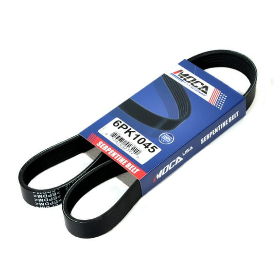 MOCA AUTOPARTS 6PK1045 Serpentine Belt for 00-96 Dodge Caravan L4 2.4L & 97-94 Toyota Camry V6 3.0L & 00-96 Plymouth Voyager L4 2.4L & 95-93 Mazda RX-7 R2 1.3L and More