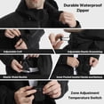 thumbnail image 5 of SNOW DEER Heated Jacket for Men & Women – 5 Heating Zones, 3 Temp Levels, Waterproof Windproof Heated Coat with 7.4V 5000mAh Battery for Winter Outdoor Activities, 5 of 8