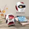 thumbnail image 3 of Red Apples Pattern Tissue Box Cover Leather Square Rectangle Tissue Box Holder for Bathroom Living Room Desk Office Decor, 3 of 7