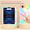 thumbnail image 7 of FJLBDE Case for iPad Pro 11 (M4) 2024 with Butterfly Stand, Shockproof Protective Tablet Cover with Shoulder Strap for Kids Girls, Colourful RoseGold, 7 of 7