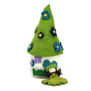 Handmade Flower Fairy Doll House with Fairy Doll - 2 Piece Set
