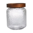 thumbnail image 4 of veasfak 2x Pot de Rangement Hermétique Pot à Biscuits avec Couvercle Contenant en Verre 500ml 700ml, 4 of 8