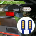 thumbnail image 3 of Unique Bargains 2Pcs License Plate Light 12V Led Tag Lamp for Car Motorcycle Waterproof Rainproof Yellow License Plate Light, 3 of 7