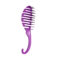 thumbnail image 3 of Cepillo de pelo húmedo para ducha, desenredante, purpurina, color morado, 3 of 5