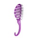 thumbnail image 3 of Cepillo de pelo húmedo para ducha, desenredante, purpurina, color morado, 3 of 5