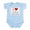 Sky Blue, variant on CafePress - I Love My Occupational Therapy Assistant Infant Bo - Baby Light Bodysuit, Size Newborn - 24 Months
