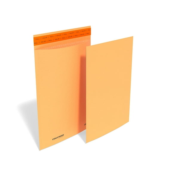 Staples Coastwide Professional 10.25" x 13.5" Self-Sealing Bubble Mailer 4 Kraft 200/Carton