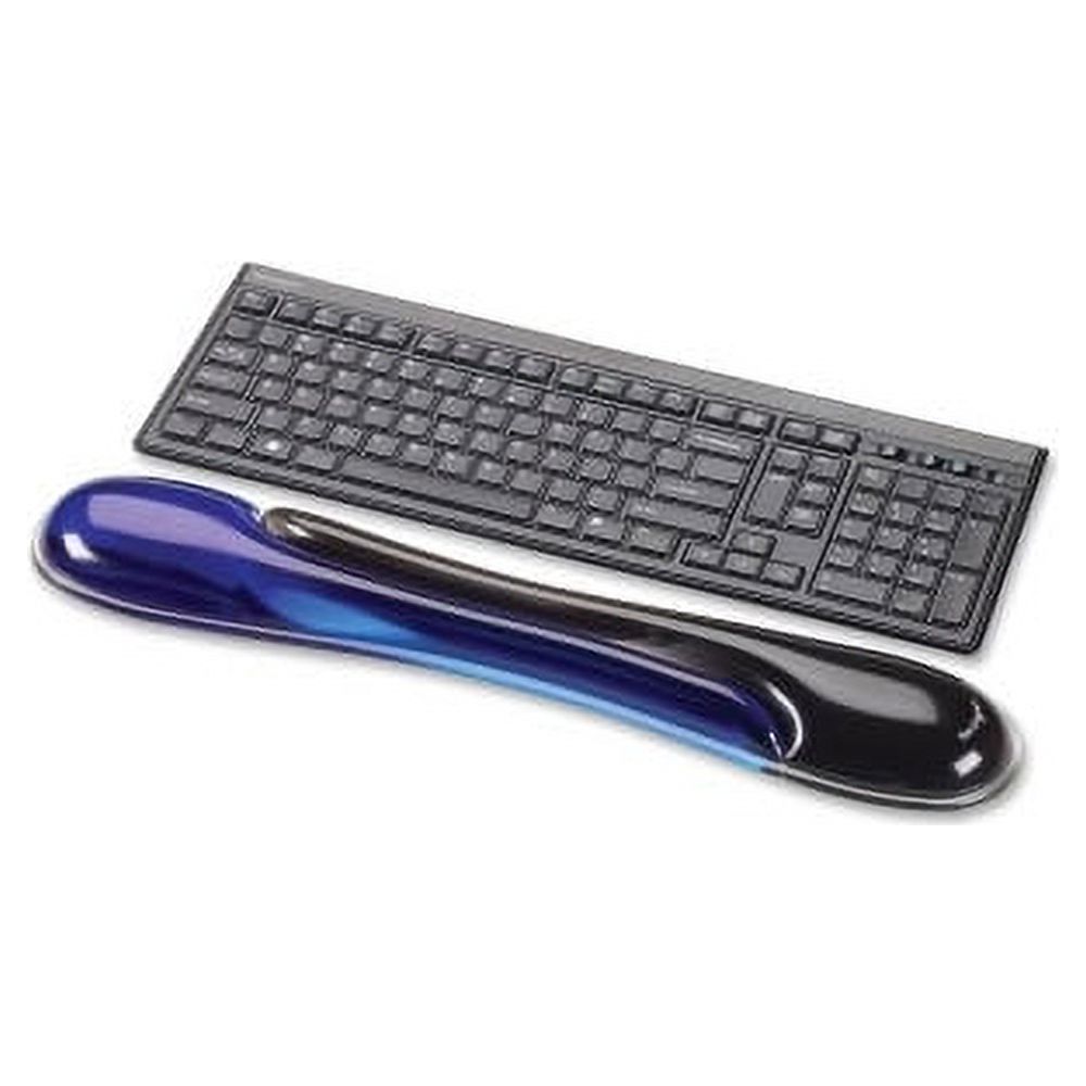 Kensington Duo Gel Wave Keyboard Wrist Rest Black & Blue - image 2 of 5