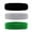 Black/White/Green, variant on Hanerdun 3PCS Sports Headbands Sweat Absorbing Head Band Unisex Running Workout Hair Band Black