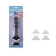 thumbnail image 5 of Clearance Caulking Tools，Metal Glue Scraper, Glass Glue Scraper, Seam Cleaning Tool, Angle Residual Glue Scraper, Seam Beauty Tool Set, 5 of 5