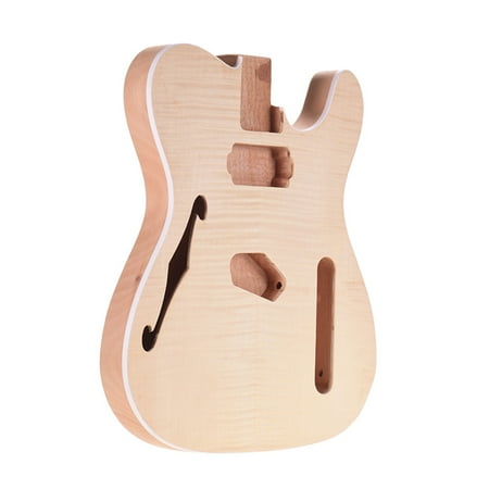 Muslady TL-FT03 Unfinished Guitar Body Mahogany Wood Blank Guitar Barrel for TELE Style Electric Guitars DIY Parts