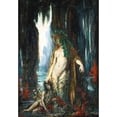 thumbnail image 2 of Gustave Moreau 18x24 Black Ornate Framed Double Matted Museum Art Print Titled: The Poet and the Siren, 1893, 2 of 5