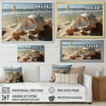 thumbnail image 4 of Designart "Beach Photo Seashell Euphony I" Nautical & Beach Floater Framed Wall Art Living Room, 4 of 7