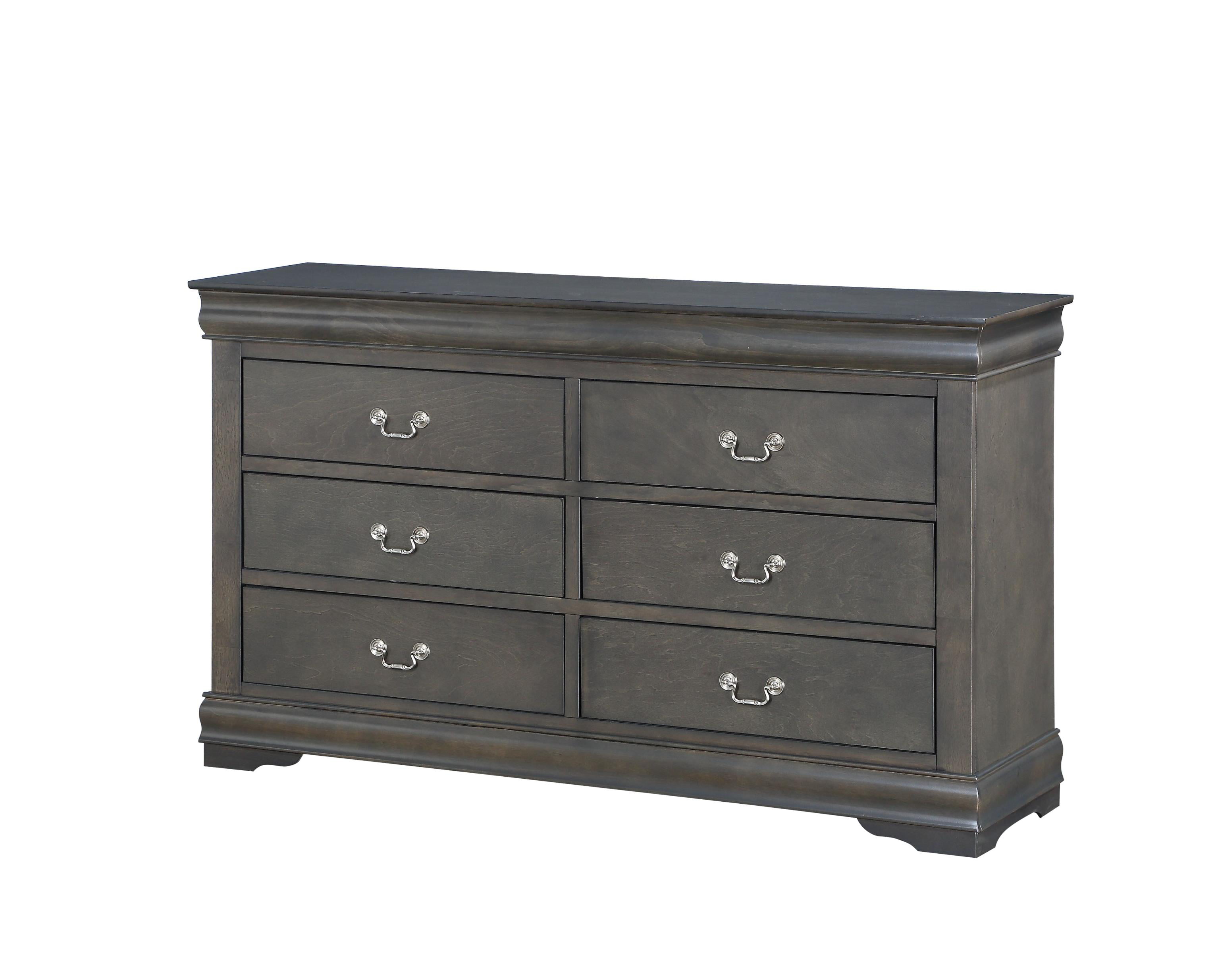 15 X 57 33 Dark Gray Wood Dresser, White And Dark Wood Dresser