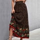 thumbnail image 2 of Moda mujer impresión ocio cintura elástica Split Boho falda Wmkox8yi  FGJ1942, 2 of 4
