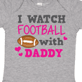 thumbnail image 4 of Inktastic I Watch Football with My Daddy Boys or Girls Baby Bodysuit, 4 of 5