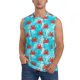 thumbnail image 1 of Balery Crab Swims In The Ocean Camisetas sin mangas para hombre, absorbe la humedad y protege contra el mal olor.-X-Large, 1 of 7