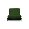 thumbnail image 2 of Premium Cotton/Polyester Futon Cover by Prestige Furnishings - Solid Collection - Solid Hunter Green - Cot Size (30" x 75"), 2 of 6