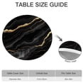 thumbnail image 6 of Black Gold Marble Pattern Round Fitted Tablecloth with Elastic Edge,Dining Table Cover Waterproof,Outdoor Round Tablecloth for Camping,Dining,Indoor and Outdoor, 6 of 7