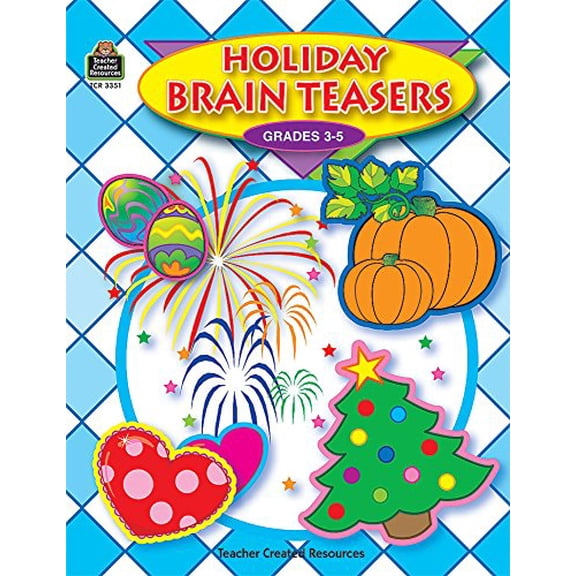 Pre-Owned Holiday Brain Teasers, Grades 3-5 (Paperback) 0743933516 9780743933513