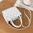 thumbnail image 4 of Bolsa de mano de moda para mujer, de mano pequeños con entramado rombal para niñas Ndcxsfigh Para Estrenar, 4 of 9