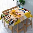 thumbnail image 2 of Jeffy SML the Rapper-theme square tablecloth has an iconic print, fits most tables, and is easy to care for perfect gifts for fans friends and family，55" x 71"（140*180cm）, 2 of 6