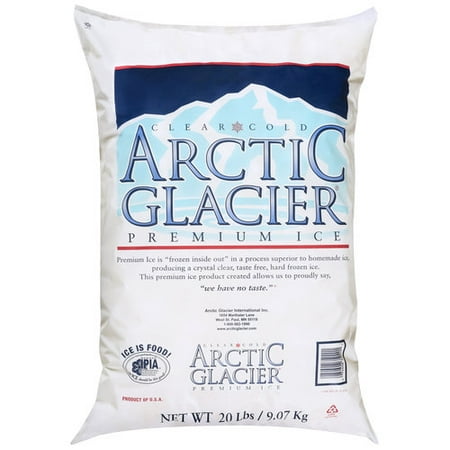 Arctic Glacier Clear Cold Premium Ice , 20 lb Bag