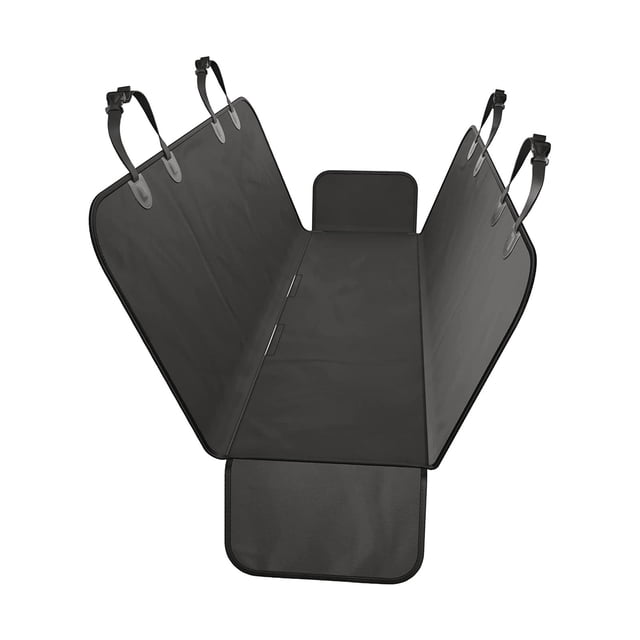 Cubierta de asiento de coche para mascotas Zulema Negro 137 cm x 147 cm