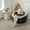 Grey, variant on DPTALR Home Portable Foldable Inflatable Sofa Recliner Inflatable Lazy Flocking Sofa Foolproof Outdoor Camping Sofa