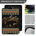 thumbnail image 4 of FUIALDOLG Aztec Mountain Bear Rv Door Window Shade, Half-Fold Design Camper Sun Shade Windshield Blackout Cover, RV Accessories Fits for Interior Door Window 17.3 x 26 inch, 4 of 7