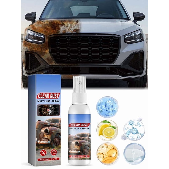 Car Care Cleaning Purpose Removal Spray Tire Decontamination Oxidation Cleaner 30ML -Purpose Automotive Restoration Solution