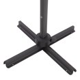 thumbnail image 2 of CorLiving 11.5ft Deluxe Offset Tilting Rotating Patio Umbrella with Aluminum Frame & Deluxe Base Weights, 2 of 9