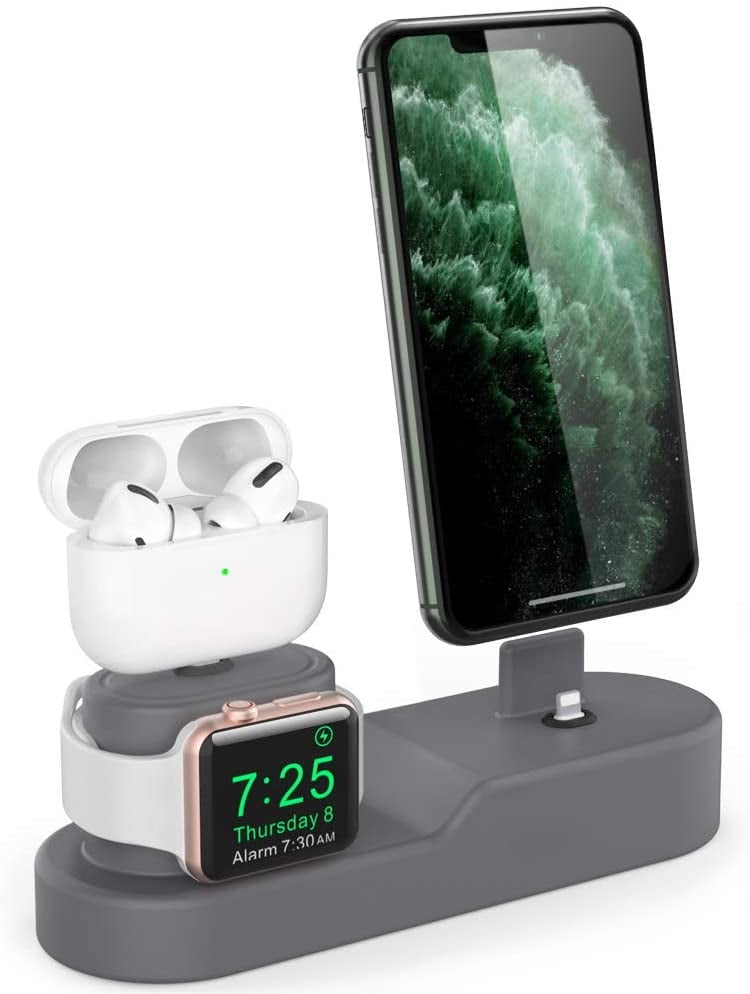 AhaStyle 3 in 1 Charging Stand Dock Silicone Compatible with Apple Watch,  AirPods Pro/AirPods 2 \u0026 1and iPhone 11/11 | Walmart Canada