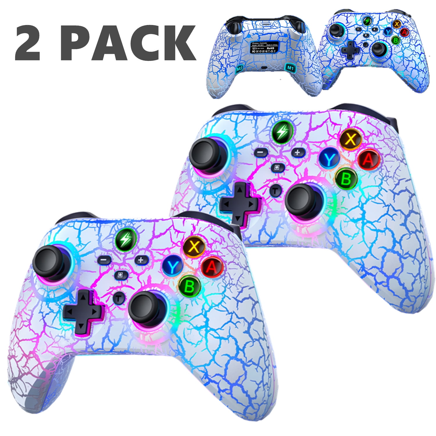 Black Crackle|RGB Version Q213