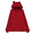 thumbnail image 3 of Femmes Nouveauté Frog Sweat à Capuche à Manches Longues avec Poche, 3 of 7