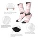 thumbnail image 4 of Balery Swan And Flowers2 Calcetas Largas con Estampado para Hombre y Mujer – Suaves y Transpirables, Talla Única (US 5-11), 4 of 6