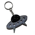 thumbnail image 5 of Holographic Alien Spaceship Keychain, New Driver Car Gift, Wallet Accessories, Cool Wristlet Keyring Decor, Phone Pendant, Purse Charm, 5 of 7