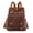 Brown, variant on PRIYAL Solid Color Fashion Versatile High-End Women's Backpack for Travel, Work, Commute, Large Capacity Casual Bag
