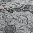 thumbnail image 4 of Luxee Designs Alexandria Collection 2x3 Area Rug, Medallion Rugs for Doorstep, Hallway, Entryway, Kitchen, Office, Pet Friendly, Low Pile, High Traffic Area, Stain Resistance - Dark Gray, 4 of 10