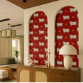 thumbnail image 7 of S4Sassy Cow Animal Print Wallpaper - Asian Style Wall Covering, 25" X 120" Self-Adhesive Vinyl Walls Paper, Decorative Wallwrap, Easy Diy Walls Covering For Bedroom, Living Room, Living Spaces - Red, 7 of 7