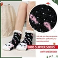 thumbnail image 5 of Kids Girls Slipper Fuzzy Socks Soft Warm Cozy Animal Anti-Slip Winter Thermal Christmas Indoor Socks, 5 of 6