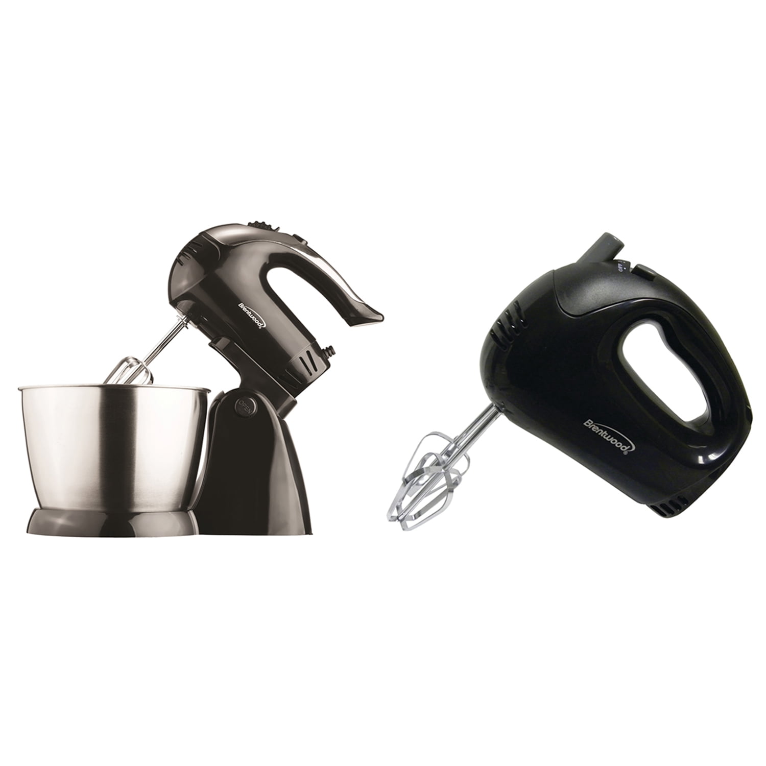 Brentwood Appliances SM1153 5Speed + Turbo Stand Mixer and Hand Mixer