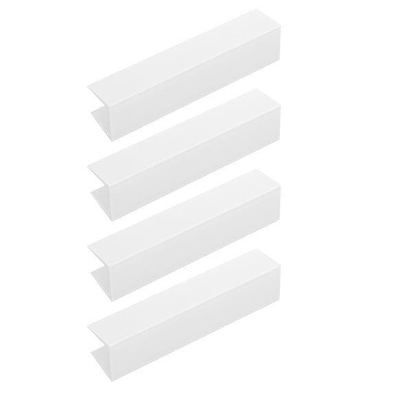 OULII fence gate support Pet Gate Groove PVC for Baby Gate Safety Protection 4pcs