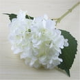 thumbnail image 2 of Artificial Flowers 3Pcs 16.4In Artificial Hydrangea Silk Bouquet Faux Hydrangea Stems for Wedding Centerpieces Decor (White 5) Artificial Flowers for Outdoors Artificial Flowers for Decoration, 2 of 2
