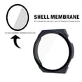 thumbnail image 6 of Screen Protector Cover for 46mm Round Smart Watch, Full Protective Case with Glass Film, Hard PC Bumper for Smartwatch Band, Shockproof Scratch Resistant Shell, 6 of 8