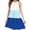 Light Blue, variant on ZACPNCV Girls' Sleeveless Color Block Dress Summer Casual Sundress Skater Swing Twirly Halter Dress Brown 5-6 Years