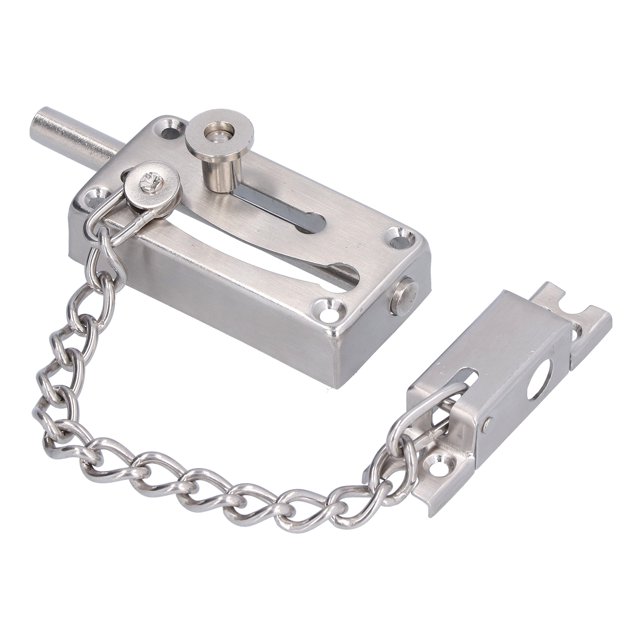 YLSHRF Door Slide Bolt Latch Stainless Steel Anti‑Theft Safety Gate Lock For Home Hotel Apartment,Safety Chain Lock
